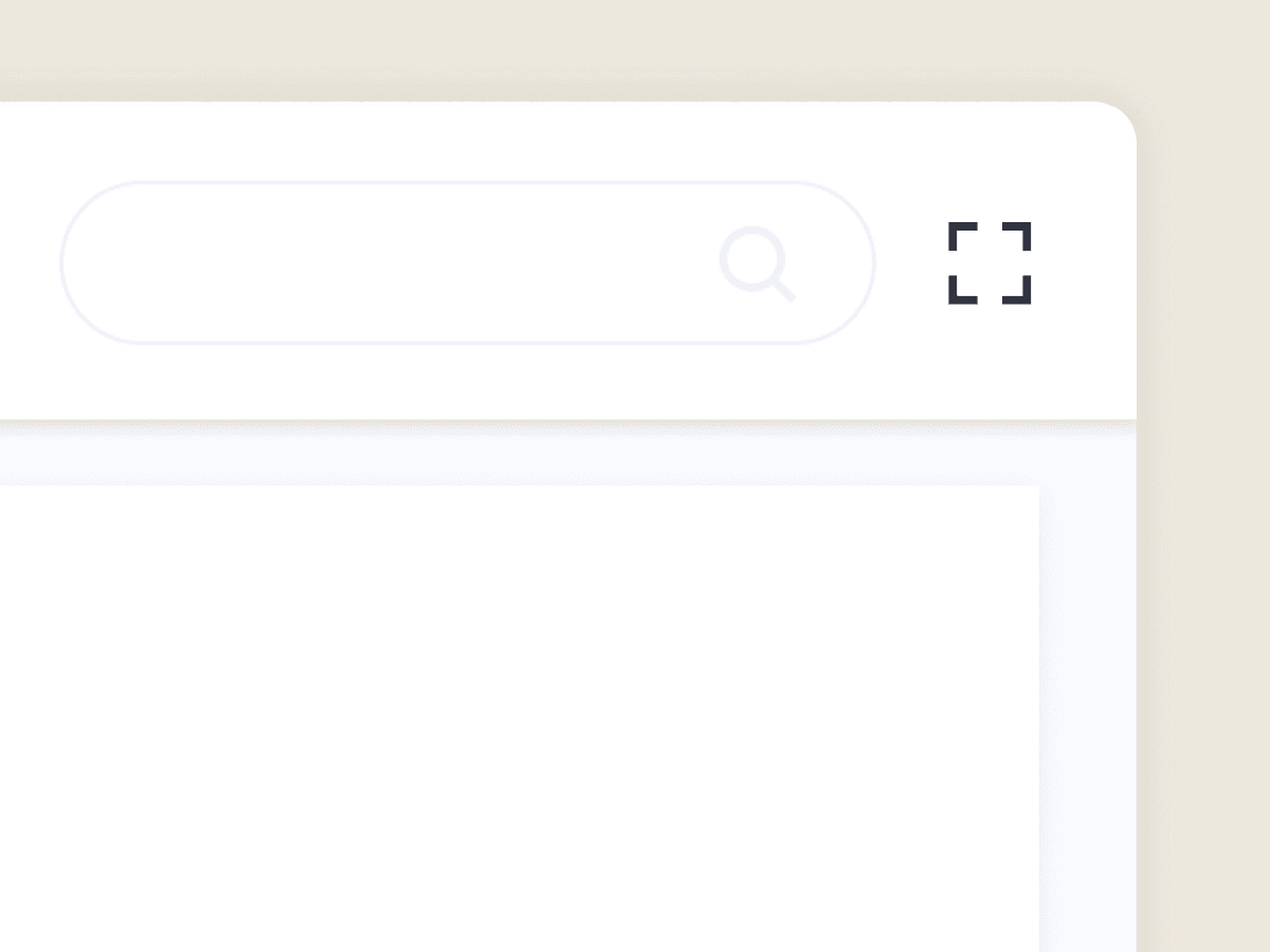 Fullscreen reading mode — before redesign